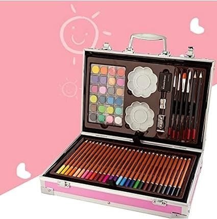 Unicorn Art Set for Kids - 145-Piece Painting & Colouring Briefcase - Image 4
