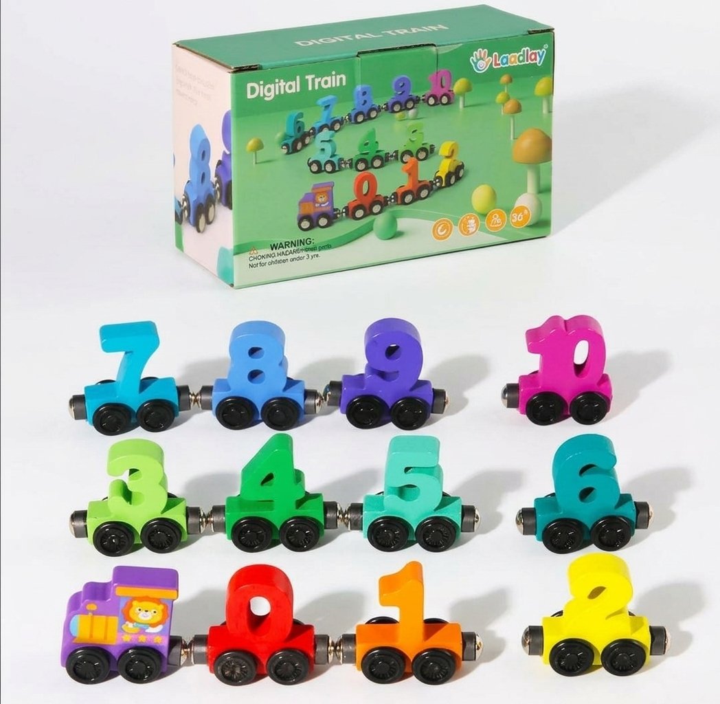 Wooden Magnetic Train