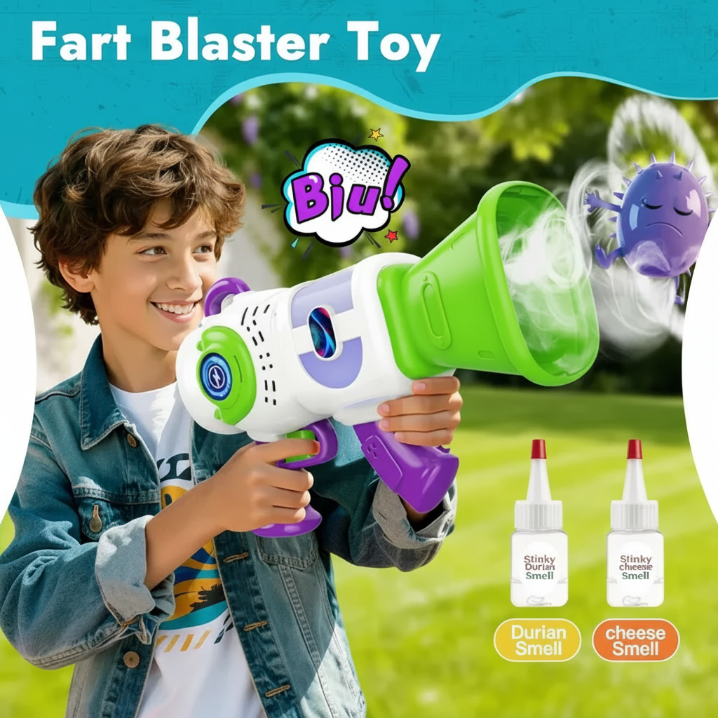 Electric Smoke Ring Maker with Light and Sound Effects - Image 2