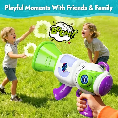 Electric Smoke Ring Maker with Light and Sound Effects - Image 3